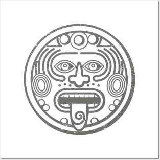 Mayan - Mayan face design Posters and Art